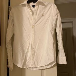 Ralph Lauren Slim Fit White Button Down
